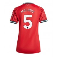 Stroje piłkarskie Manchester United Harry Maguire #5 Koszulka Podstawowej dla damskie 2025-26 Krótki Rękaw